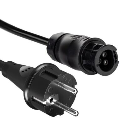Netzanschlusskabel 230V 10.0m, DE SchuKo Stecker IP44 auf BC01 (F) Buchse