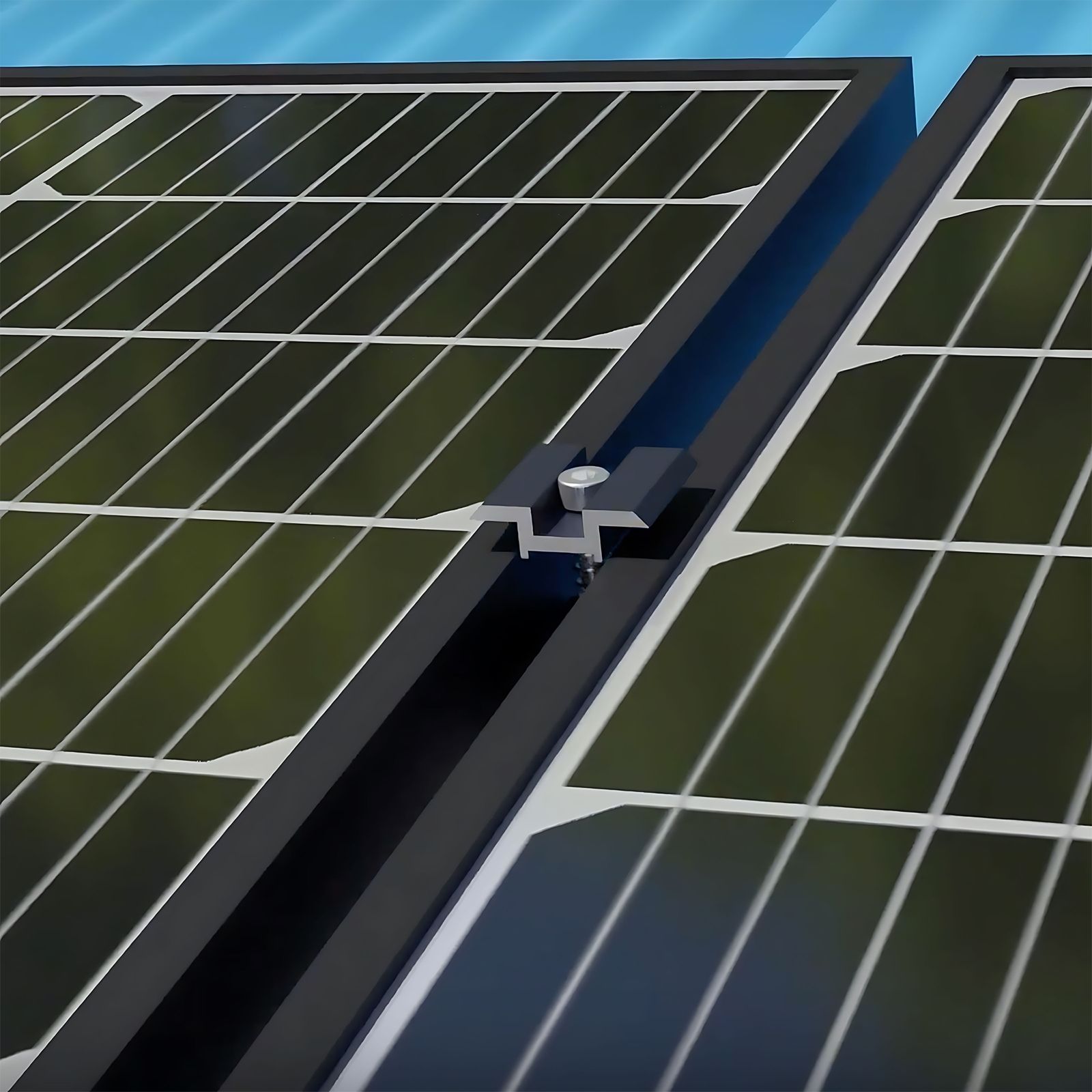 Solarpanel Befestigung ROOF - Metalldach Set (Trapez- & Sandwichblech) – Bild 3